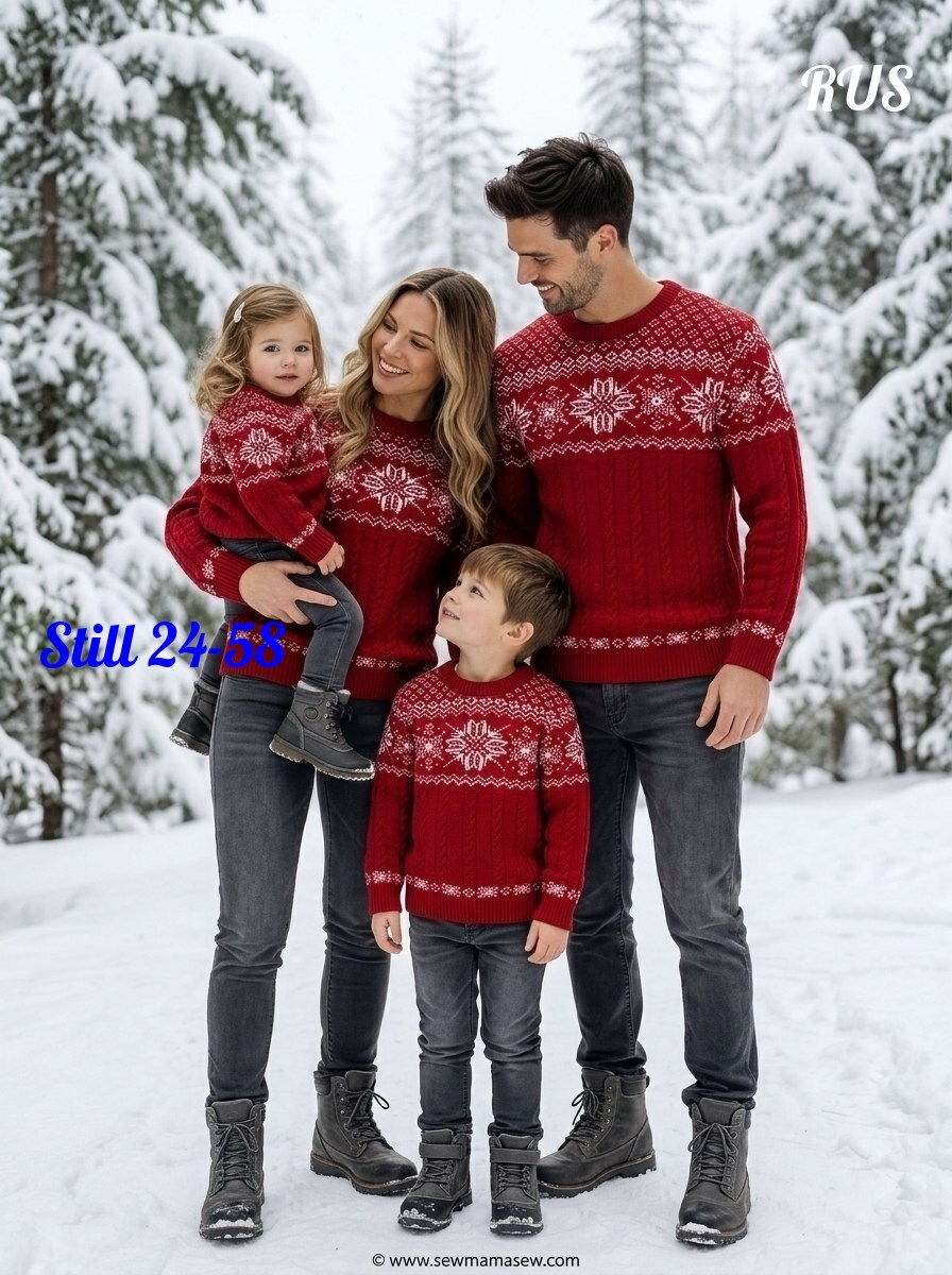 свитер с горлом новогодний с оленями шерстяной family look plover,свитер plover wear family look,новогодние свитера,свитер со снежинками,джемпер новогодний