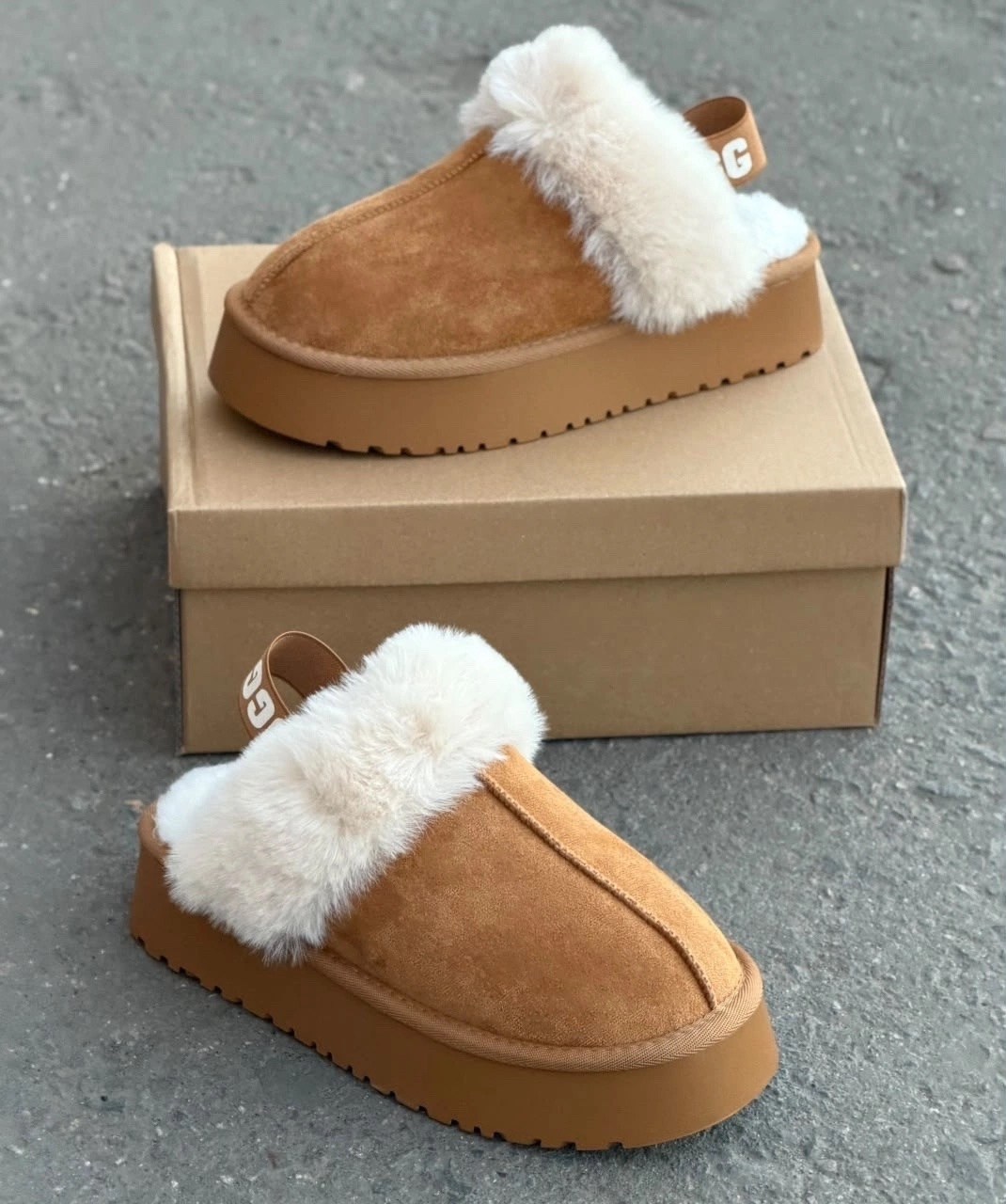 ,женские угги,ugg funkette slipper chestnut,угги женские ugg,ugg женские