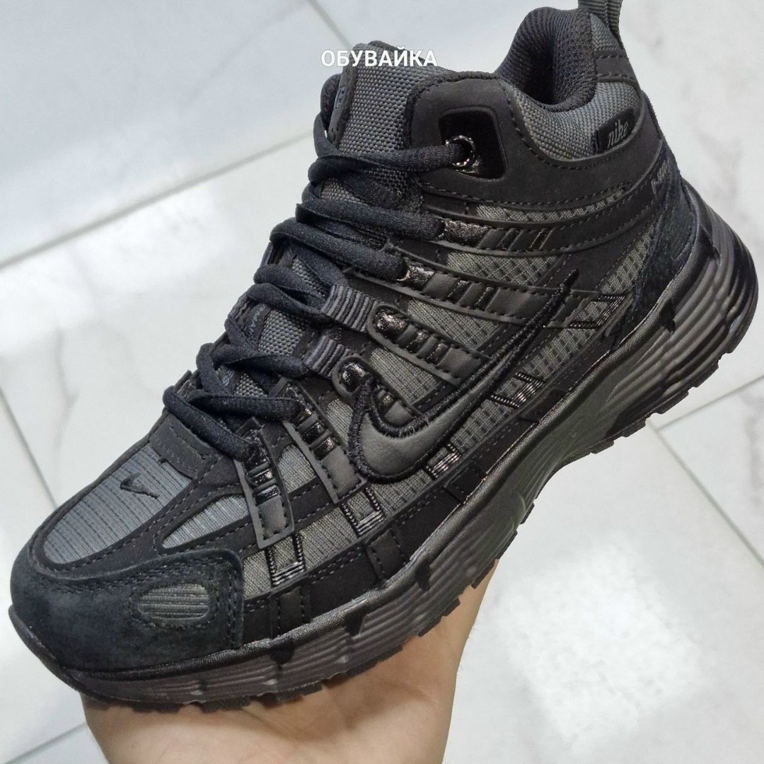 зимние кроссовки nike p-6000 high,зимние кроссовки nike,кроссовки мужские nike,nike p-6000 кроссовки мужчины black,кроссовки мужские зимние nike