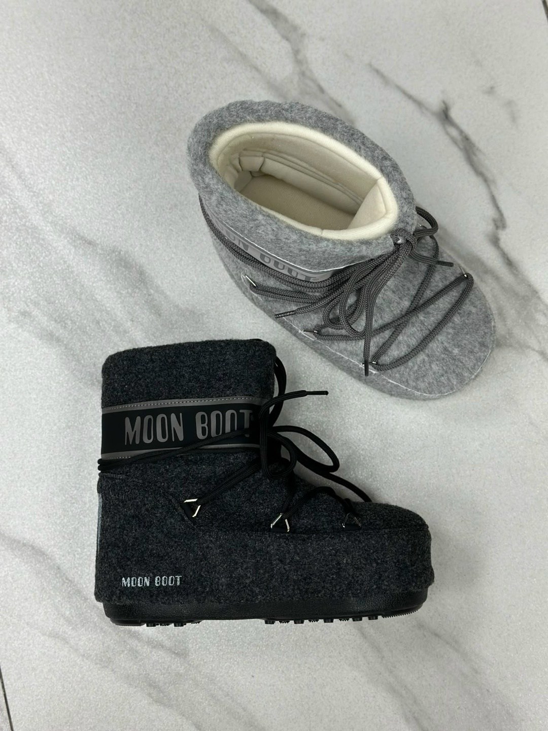 зимние ботинки moon boot серебряный,зимние ботинки moon boot,дутики moon boot,ботинки unisex moon boot icon low felt серый,зимние ботинки moon boot mb icon low glitter серебряный