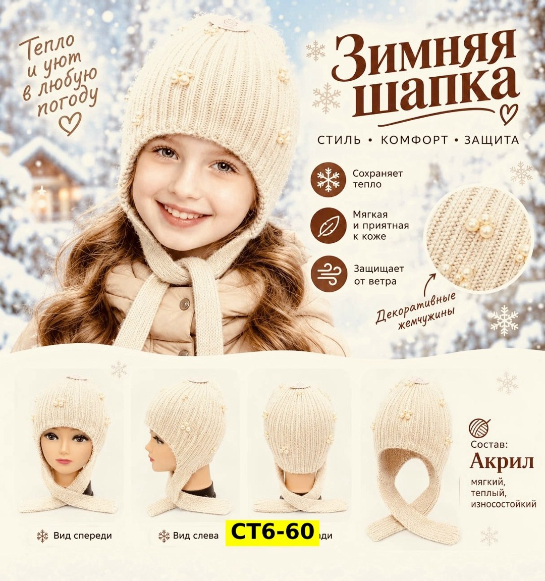 шапка детская зимняя,зимняя шапка для девочки,комплект шапки,шапка с завязками для девочки,зимние шапки