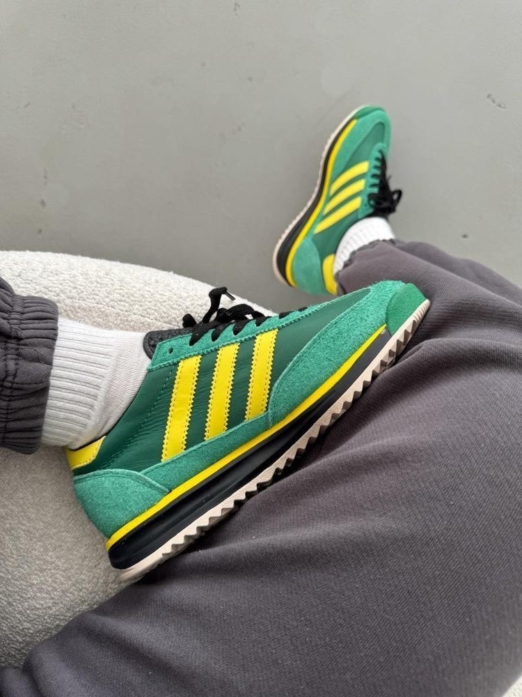кроссовки adidas,зелено-желтые кроссовки adidas sl72 retro sport,adidas sl 72 original,кроссовки adidas sl 72 rs,sl adidas 72