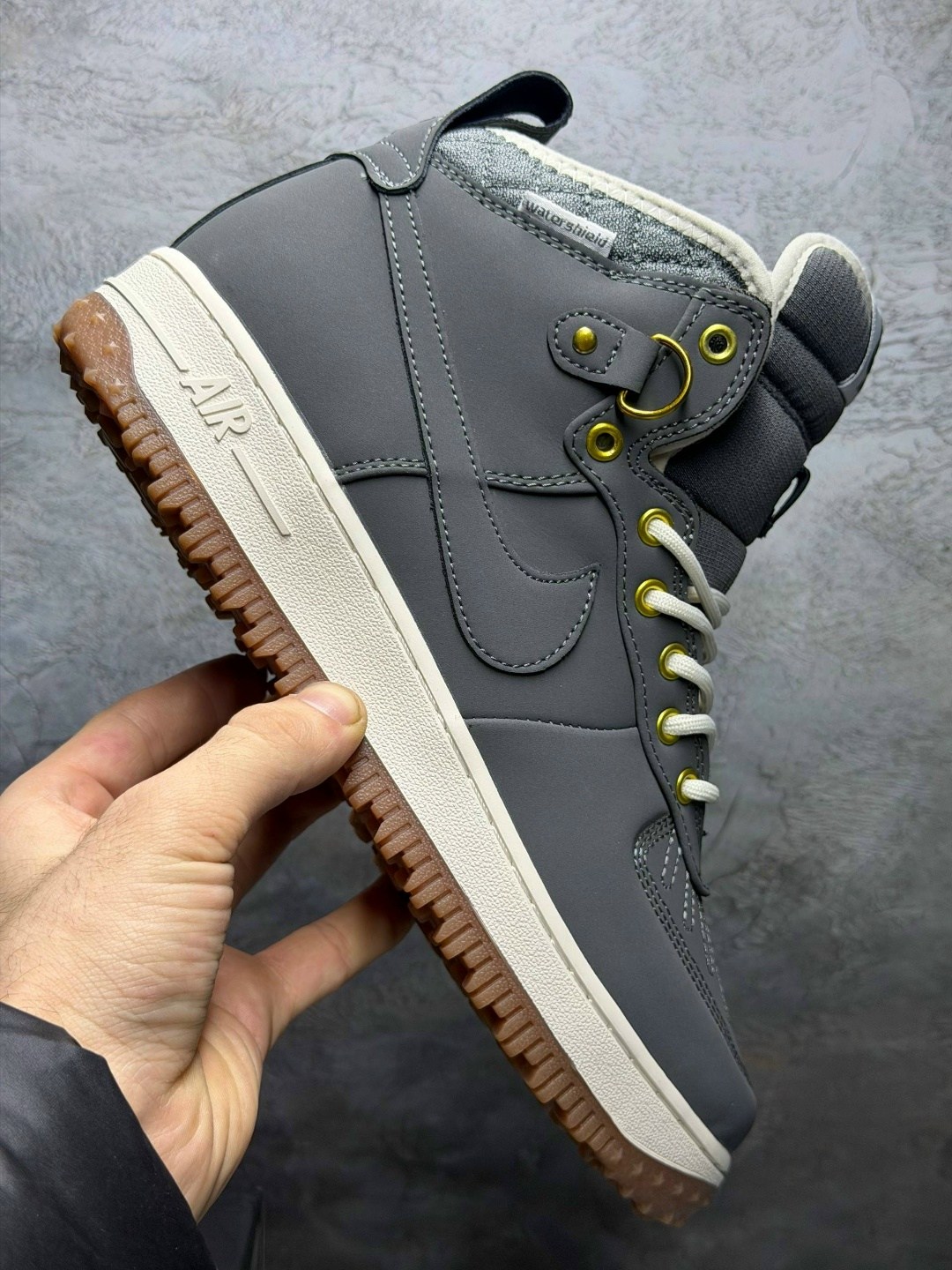 зимние кроссовки nike air force 1 duckboot,кроссовки nike air force 1 lunar duckboot thermo grey,мужские зимние кроссовки nike air force 1 duckboot,кроссовки зимние nike air force 1,кроссовки nike air