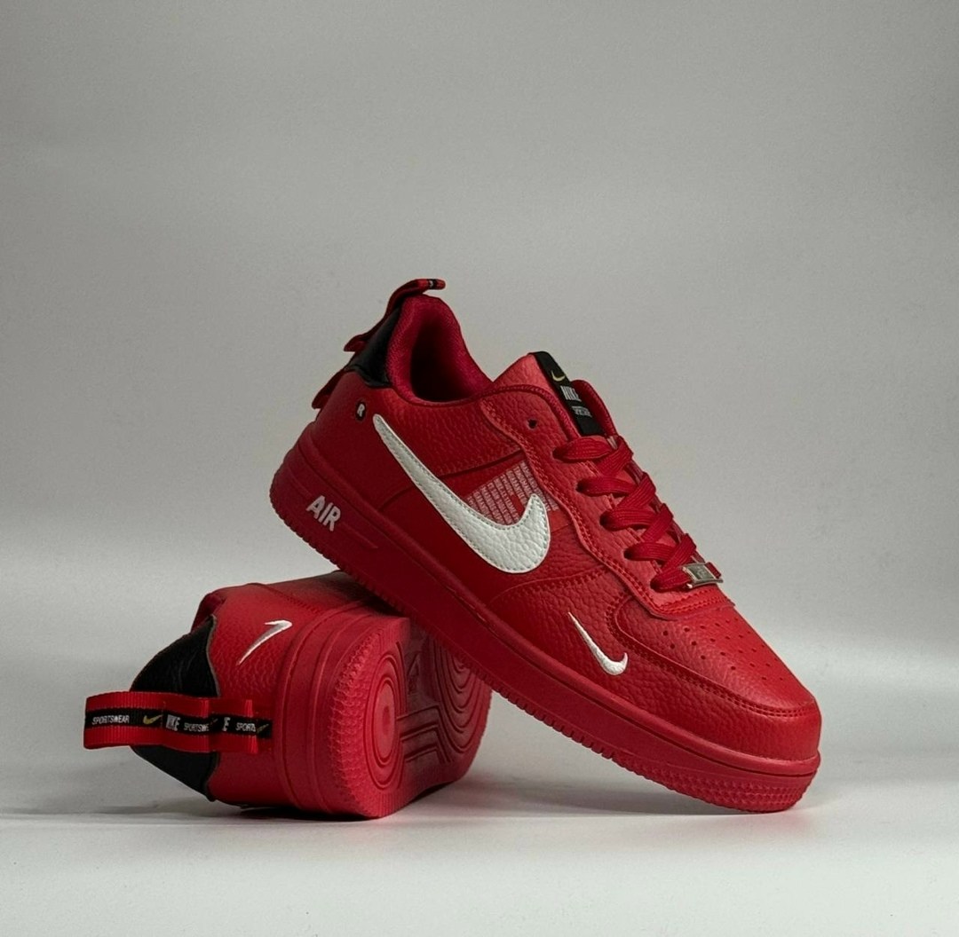 кросcовки nike air force 1,nike air force 1 07,nike air force 1 07 lv 8,кроссовки nike air force 1 '07 lv8 utility красные,nike air force 1 low