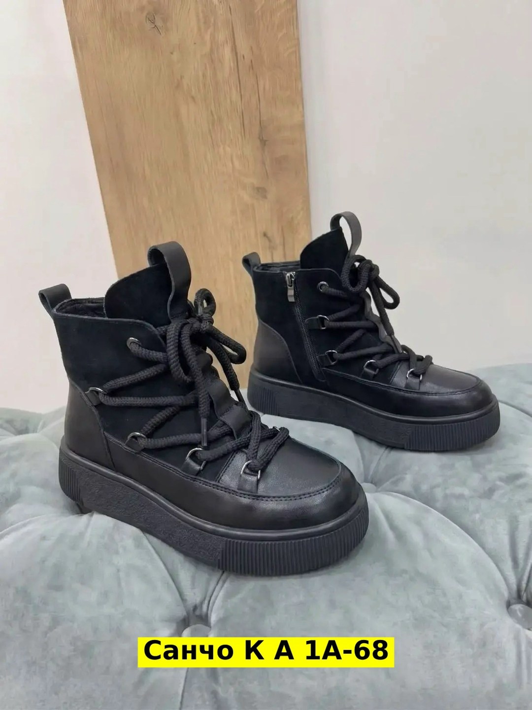 женские зимние ботинки угги ugg черные, женская ботинки кож зам,ботинки замш, женская,ботинки кож зам