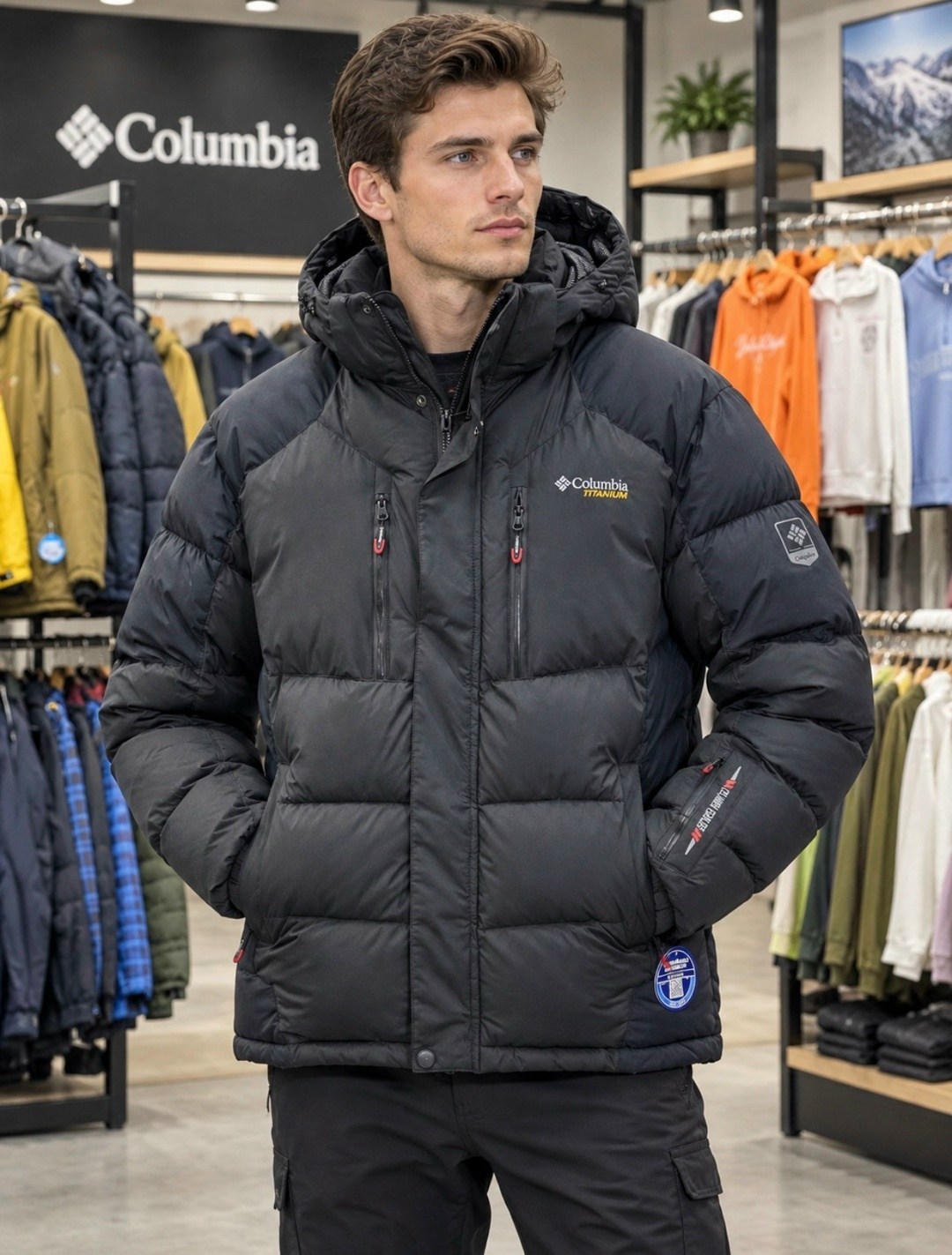 columbia мужская зимняя куртка,пуховик мужской columbia slope style черный,зимняя куртка columbia,куртка утепленная мужская columbia pike lake,пуховик мужской columbia