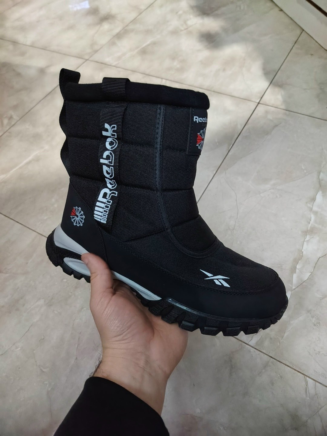 зимние сапоги reebok,,мужские дутики,дутики мужские зимние, дутики