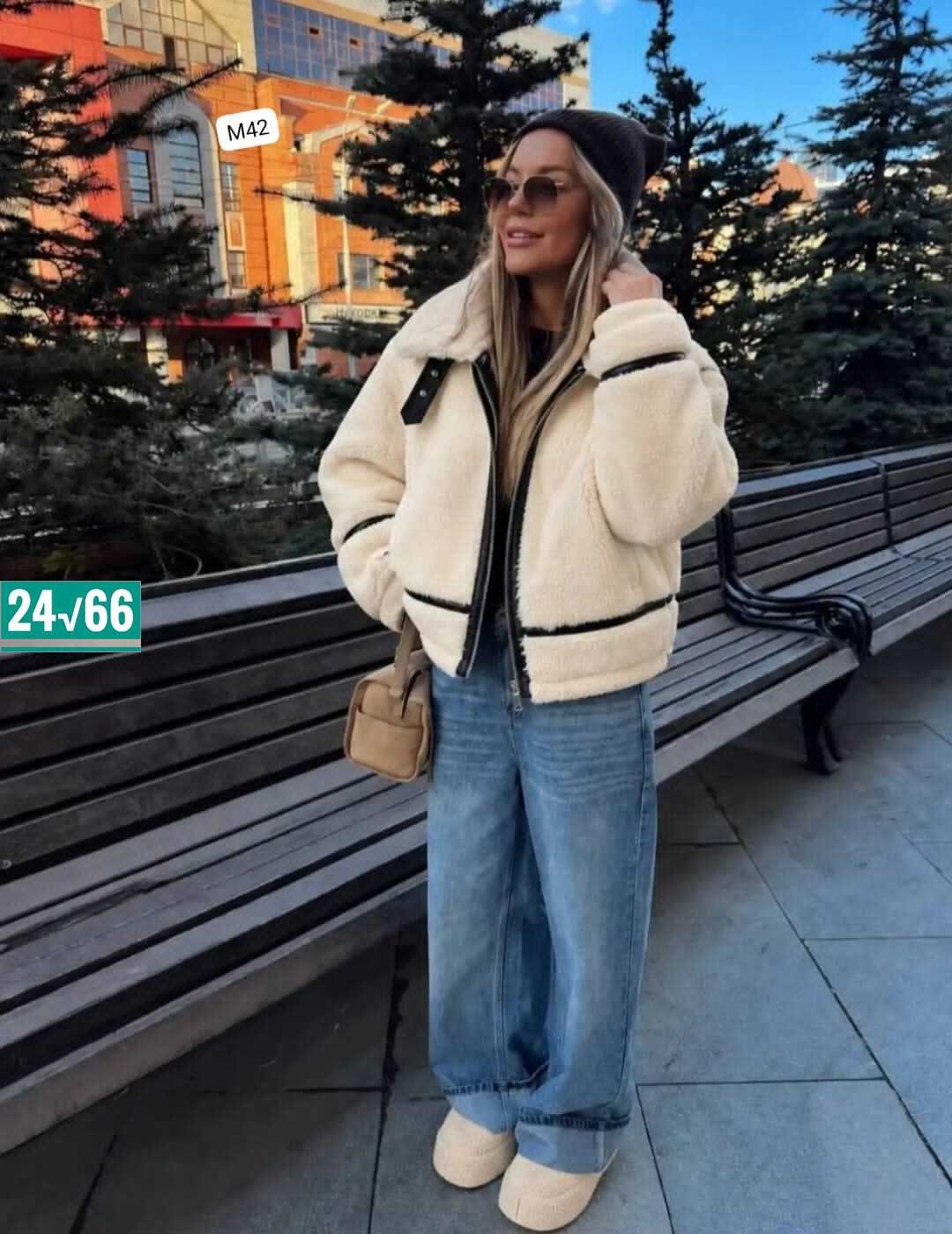 дубленка авиатор женская,куртка модная,стильная дубленка,дубленка барашка,куртка из искусственного меха