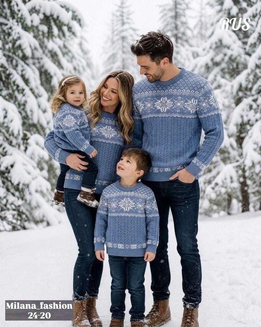 рождественские свитера,новогодние свитера,модные свитера,свитер plover wear family look,новогодние свитера для всей семьи