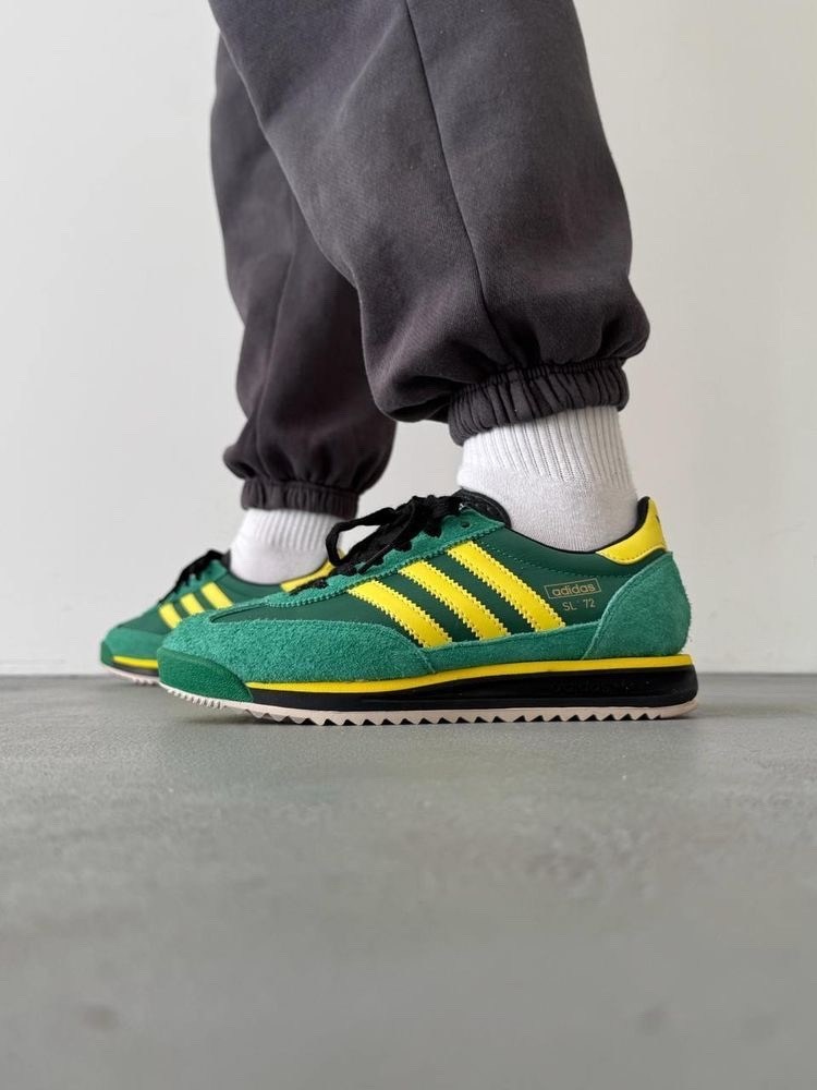 кроссовки adidas,зелено-желтые кроссовки adidas sl72 retro sport,adidas sl 72 original,кроссовки adidas sl 72 rs,sl adidas 72