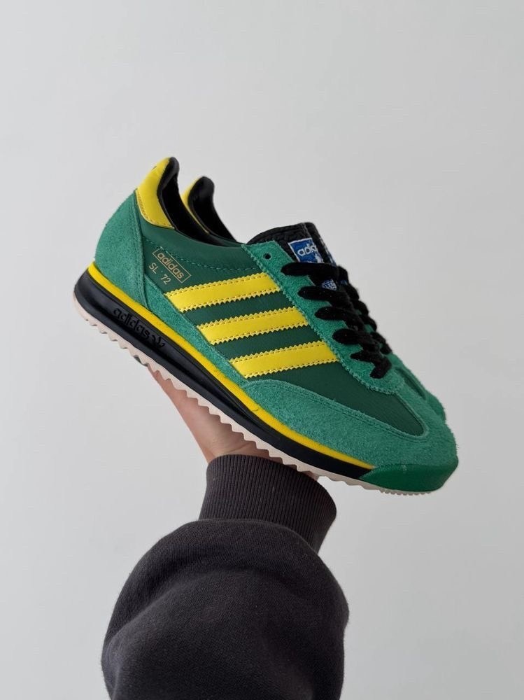 кроссовки adidas,зелено-желтые кроссовки adidas sl72 retro sport,adidas sl 72 original,кроссовки adidas sl 72 rs,sl adidas 72
