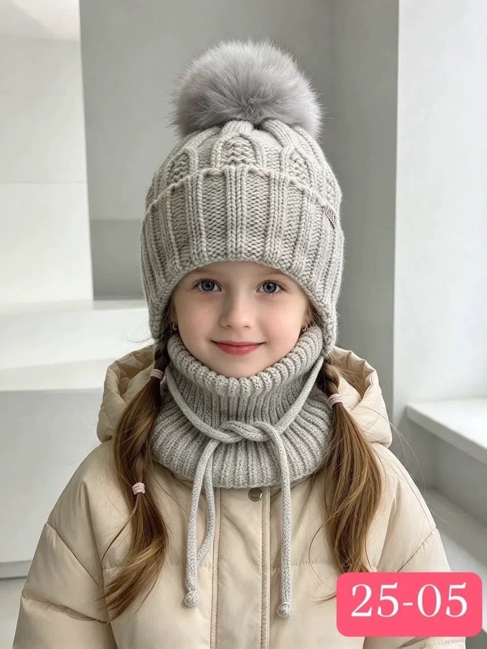 шапка зимняя для девочек,комплект шапка и снуд зима kamalli,шапка и снуд для девочки,шапка зимняя со снудом,шапка со снудом для девочек