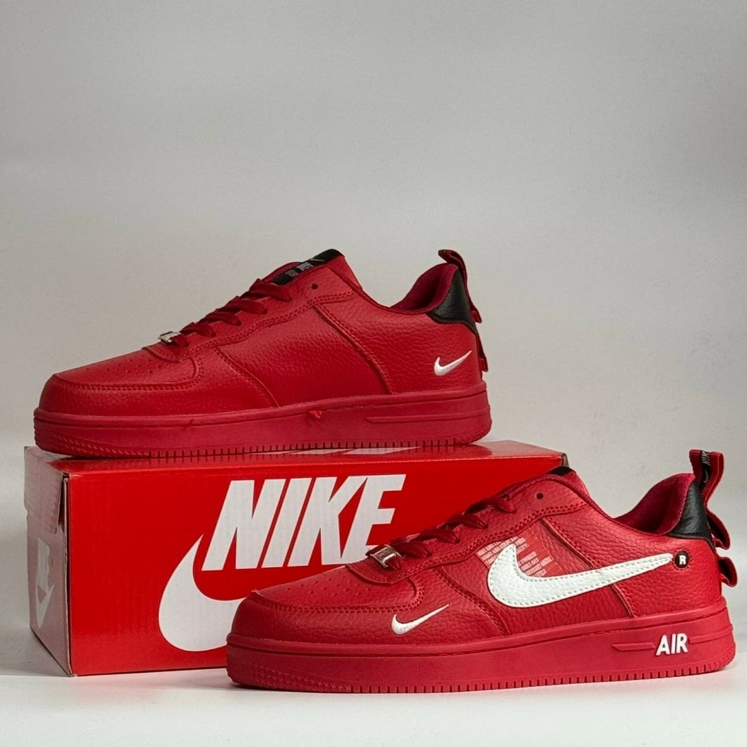 кросcовки nike air force 1,nike air force 1 07,nike air force 1 07 lv 8,кроссовки nike air force 1 '07 lv8 utility красные,nike air force 1 low