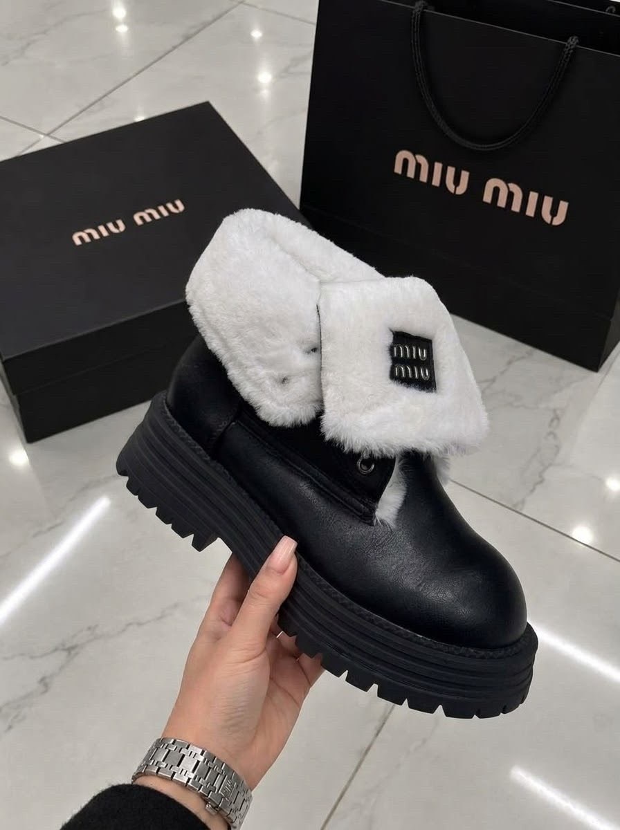 ботинки женские miu miu,ботинки женские зимние miu miu,ботинки miu miu,зимние ботинки miu miu,