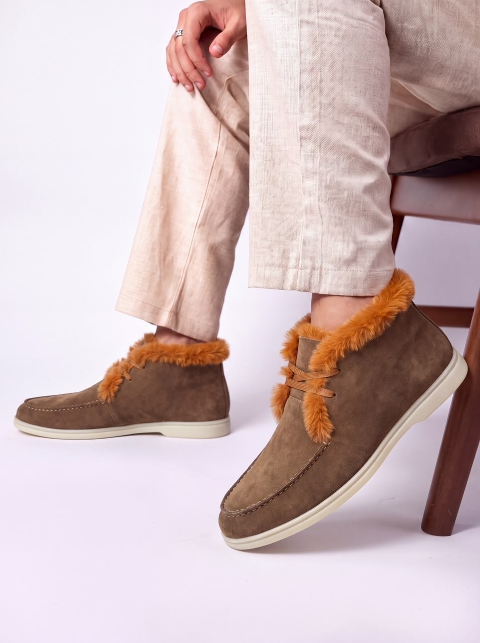 замшевые ботинки loro piana,,ботинки loro piana,замшевые ботинки,мужские замшевые ботинки