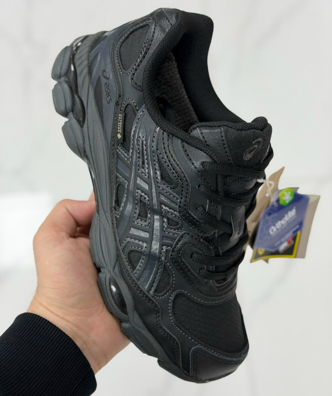 кроссовки asics gel-nyc,кроссовки asics,кроссовки мужские asics,кроссовки asics gel,спортивные кроссовки asics gel nyc asics цвет серый черный
