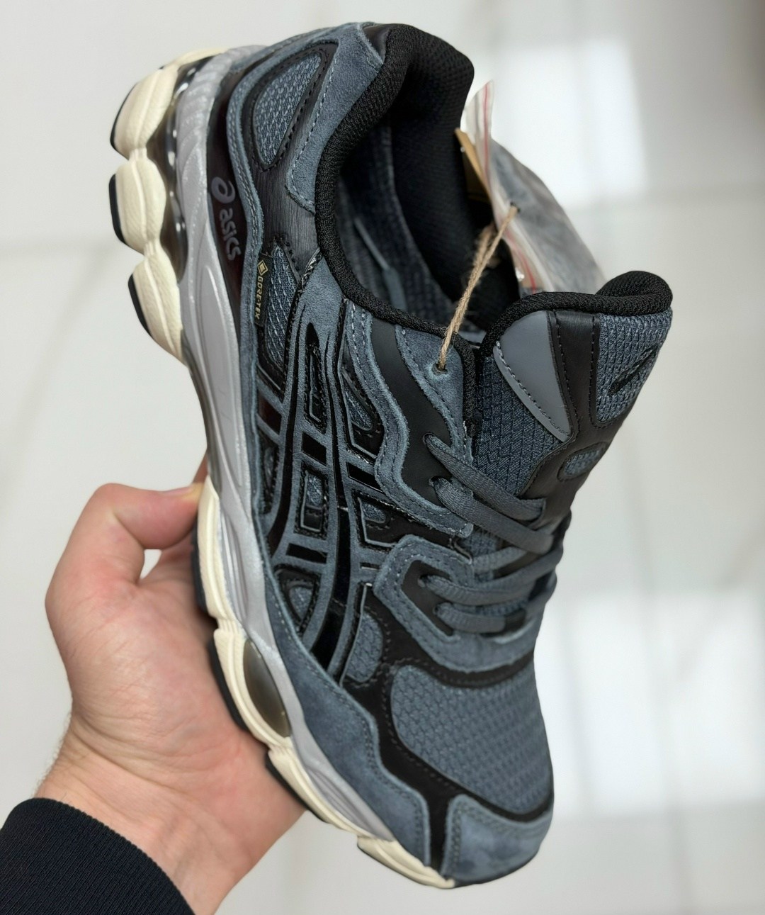 кроссовки asics gel-nyc,кроссовки asics,кроссовки мужские asics,кроссовки asics gel,спортивные кроссовки asics gel nyc asics цвет серый черный