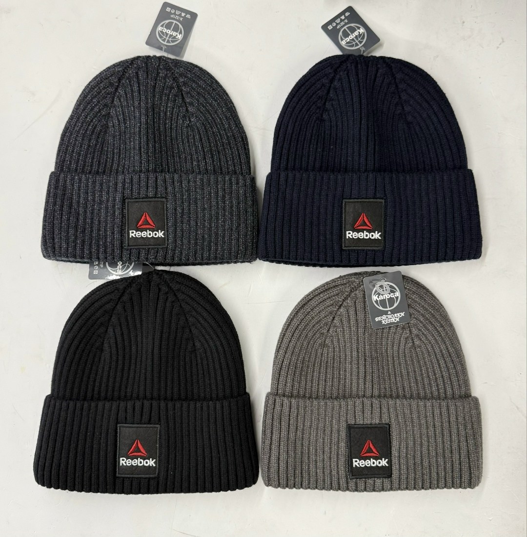 шапка reebok мужская,шапка-бини мужская reebok act fnd logo beanie синяя,шапка reebok,шапка мужская,шапка для мужчины