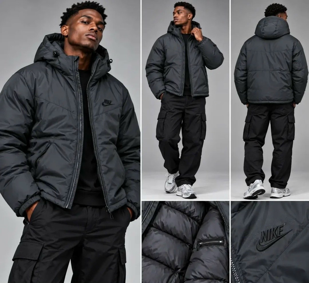 мужская куртка nike,зимняя куртка nike,мужской пуховик nike,nike sportswear зимняя куртка в черный,куртка найк