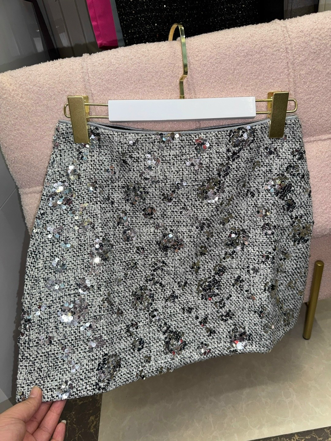atu body couture юбка мини с пайетками красный,юбка с блестками,женская облегающая мини-красная юбка с блестками,юбка мини с пайетками красный,юбка мини с пайетками