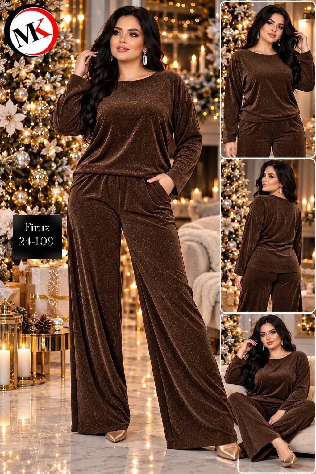 костюм liona style 919 зеленый,изумрудный трикотаж с люрексом,костюм с брюками,костюм для женщин,женские костюмы
