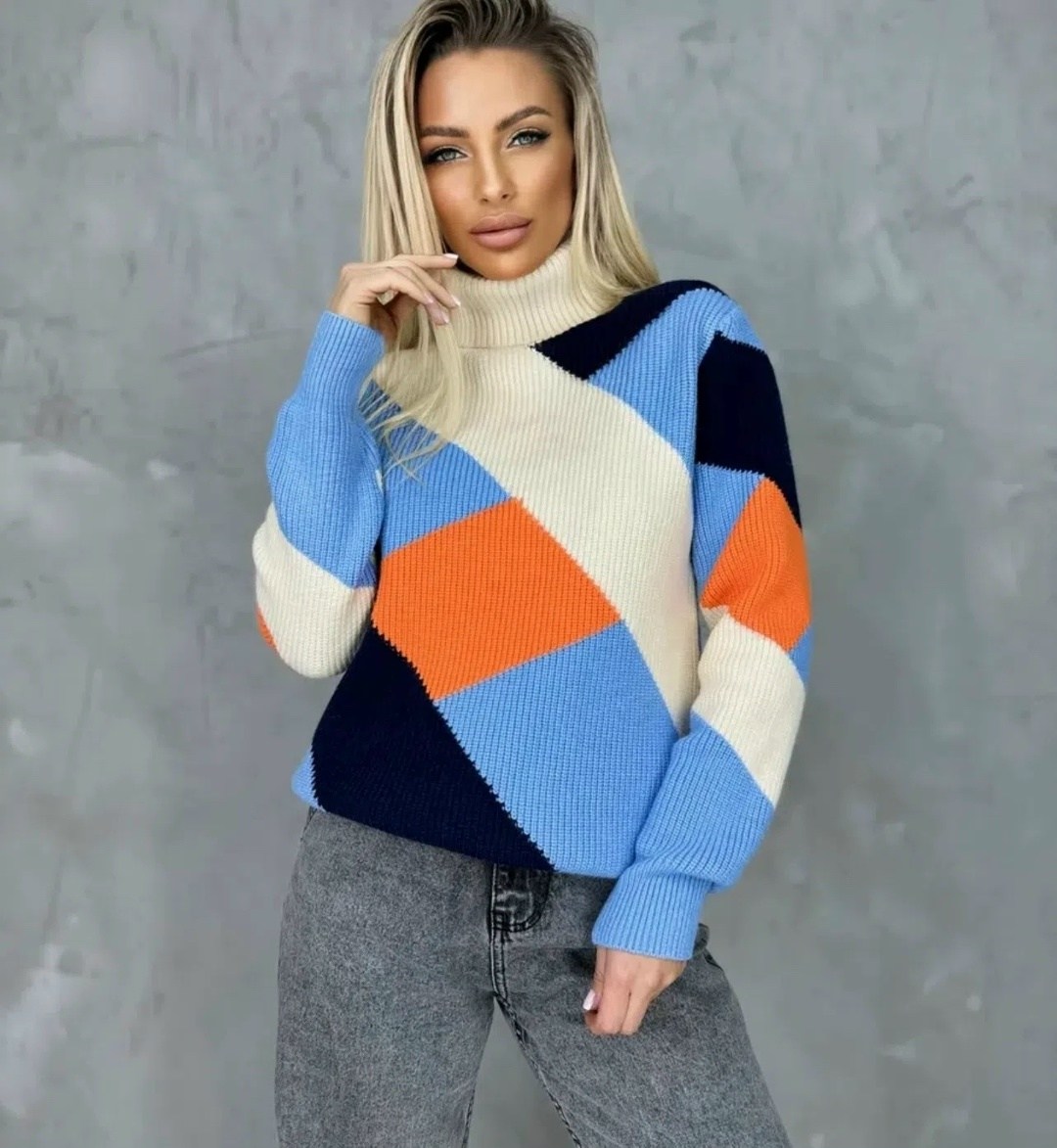 свитер-водолазка вязаный с горлом лапша tommy nd,свитер женский,кофта женская свитер,свитер,свитер-водолазка вязаный с горлом лапша tommy nd 274601655