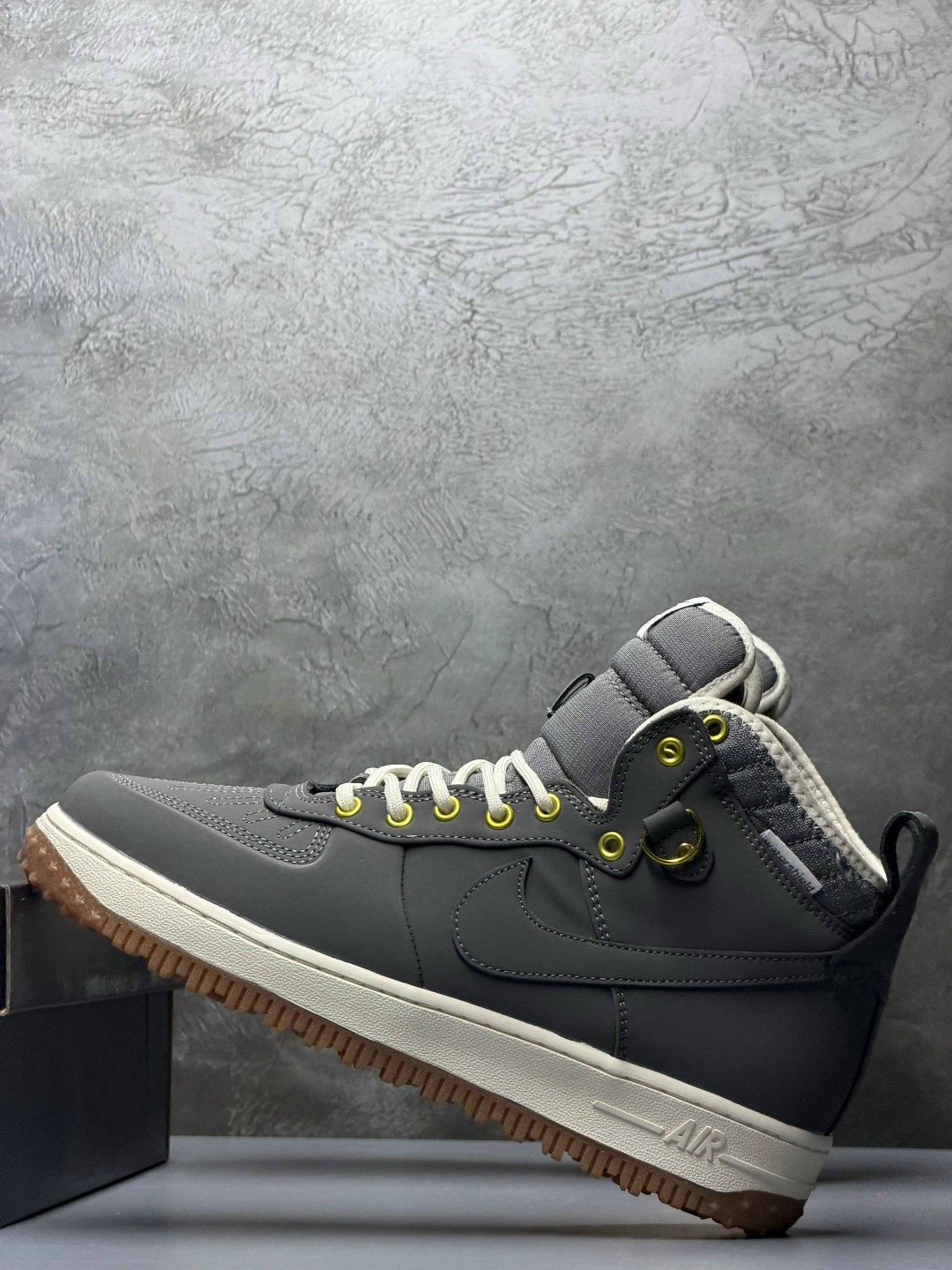 зимние кроссовки nike air force 1 duckboot,кроссовки nike air force 1 lunar duckboot thermo grey,мужские зимние кроссовки nike air force 1 duckboot,кроссовки зимние nike air force 1,кроссовки nike air