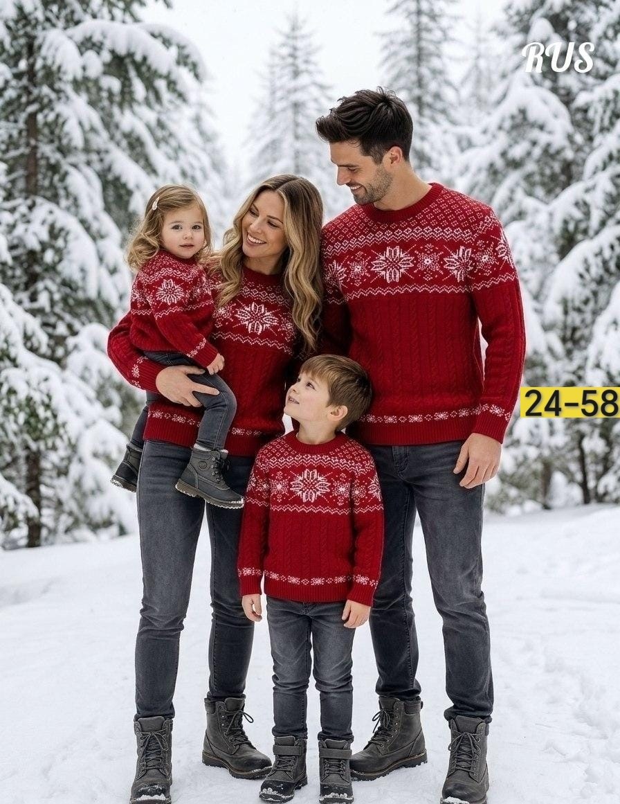свитер с горлом новогодний с оленями шерстяной family look plover,свитер plover wear family look,джемпер новогодний,новогодние свитера,детский свитер