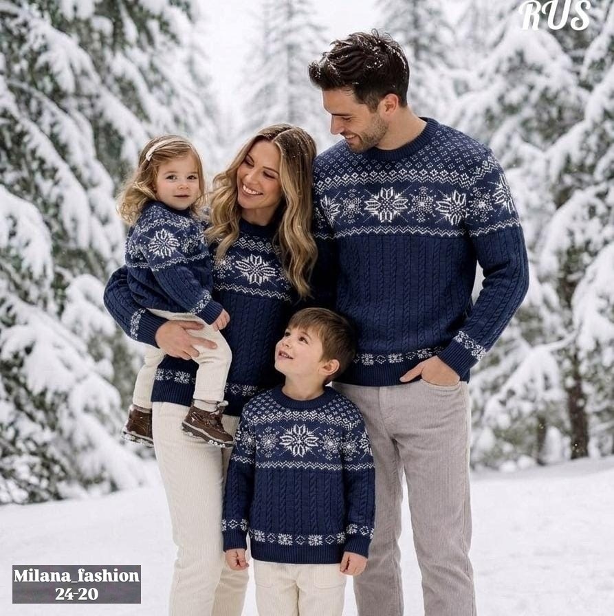 рождественские свитера,новогодние свитера,модные свитера,свитер plover wear family look,новогодние свитера для всей семьи