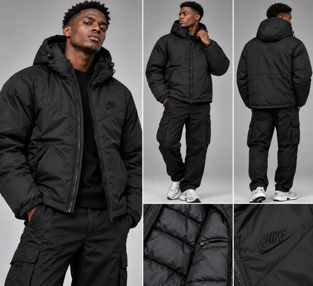 мужская куртка nike,зимняя куртка nike,мужской пуховик nike,nike sportswear зимняя куртка в черный,куртка найк