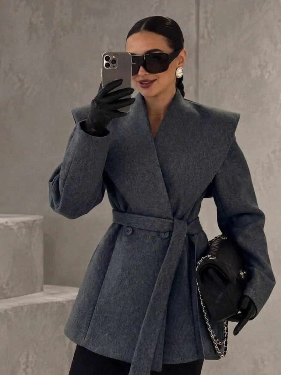 пальто женское,модное пальто,пальто женское electrastyle 67171 серое 42 ru,пальто beautiful free 7018 серый меланж,пальто серое женское