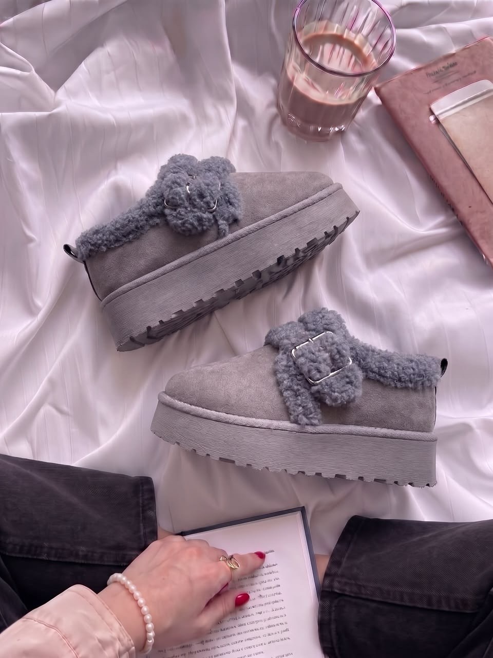 женские угги,,угги belaroza,угги зимние на платформе от basvello shoes,короткие угги